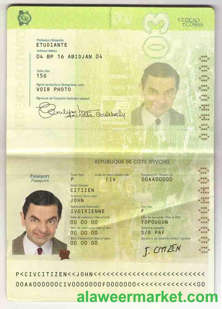 Cote D_Ivoire passport