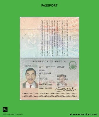 Angola Pasaport
