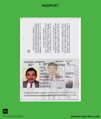 Arjantin Pasaport 2012 - present