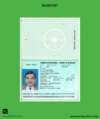 Azerbaycan Pasaport version 2
