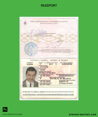 Belarus Pasaport (2006 - 2020)