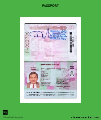 Burkina Faso Pasaport 2024-present
