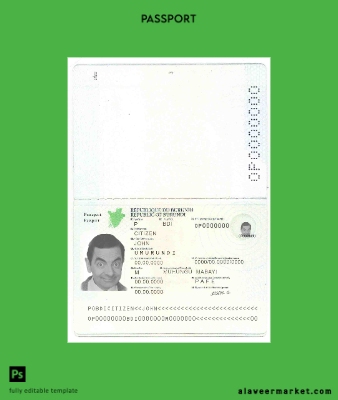 Burundi Pasaport (2011-2019)