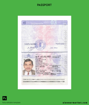 Gürcistan Pasaport version 2
