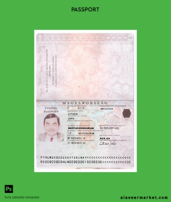 Macaristan Pasaport version 2