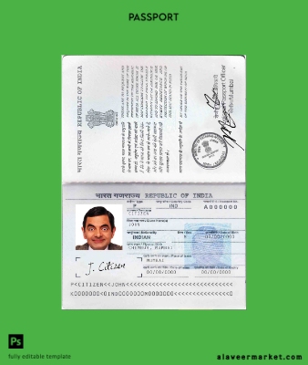 Hindistan Pasaport (2013 – present)