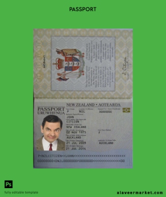 Yeni Zealand Pasaport (2005-2009)