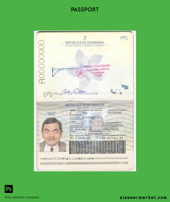 Nicaragua Pasaport