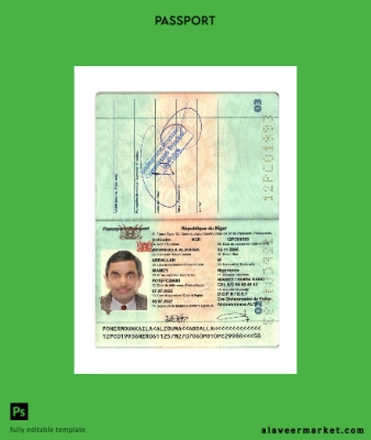 Niger Republic Pasaport 2022-present