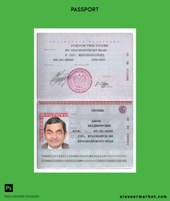 Rusya Standard Pasaport