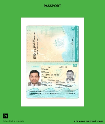 Saint Kitts and Nevis Pasaport 2019-present