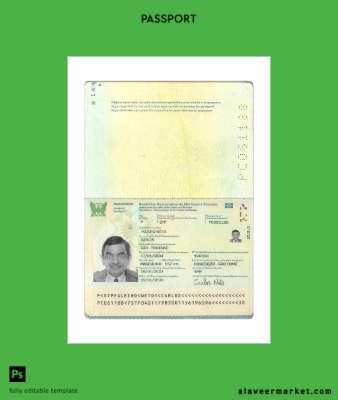 Sao Tome and Principe Pasaport 2023-present