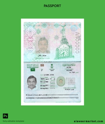Suudi Arabistan Arabia Pasaport 2022-present
