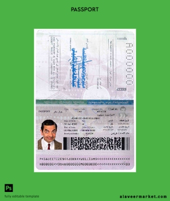 Suudi Arabistan Arabia Pasaport
