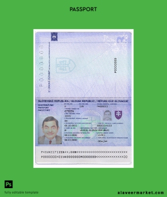 Slovakya Pasaport 2012