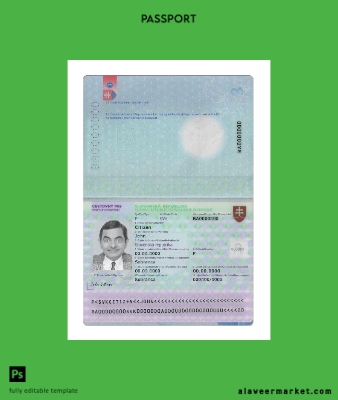 Slovakya Pasaport version 3