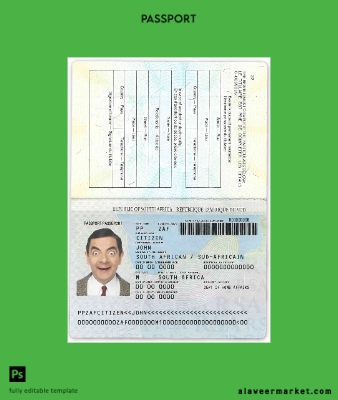 South Africa Pasaport (1996-2009)