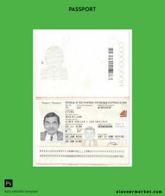 South Africa Pasaport (2009 – present)