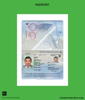 Kimlik Kartı and Tobago Pasaport 2018-present