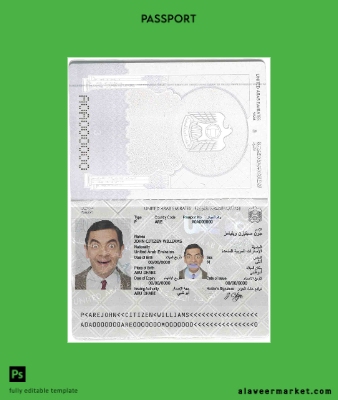 UAE (United Arab Emirates) Pasaport