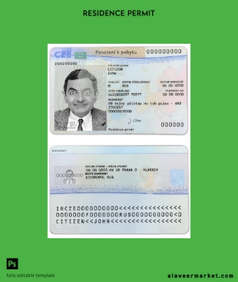 Çek Cumhuriyeti permanent Oturma Kart