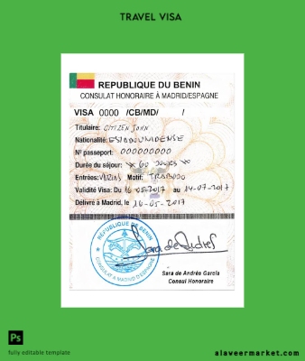 Benin travel Vize