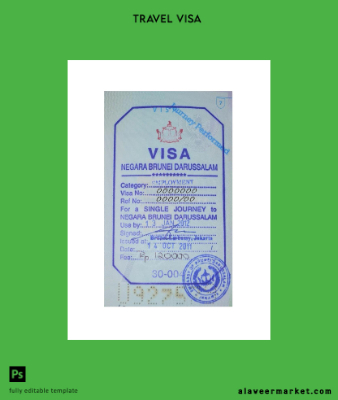 Brunei stamp Vize