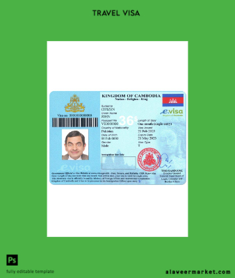 Cambodia entry Vize version 2