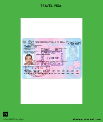 Hindistan travel Vize version 2