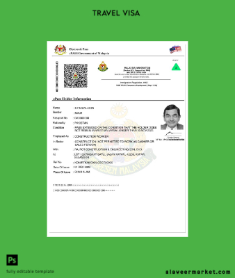 Malezya e-pass entry Vize