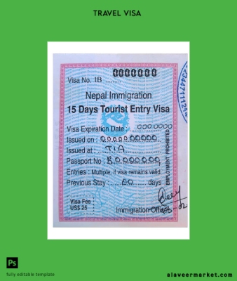 Nepal entry Vize