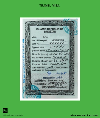 Pakistan entry Vize