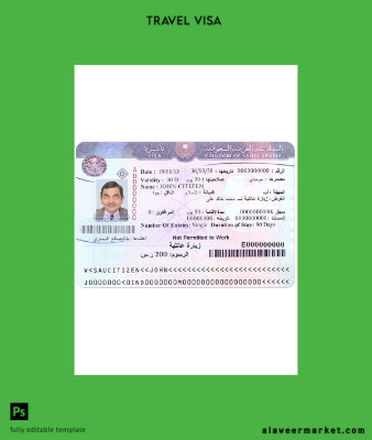 Suudi Arabistan Arabia Vize version 2