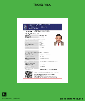 Sırbistan Vize Şablon in Word and Pdf formats, version 2