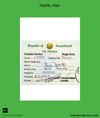 Somaliland tourist Vize
