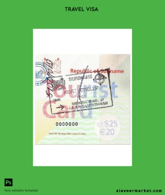 Suriname tourist Kart