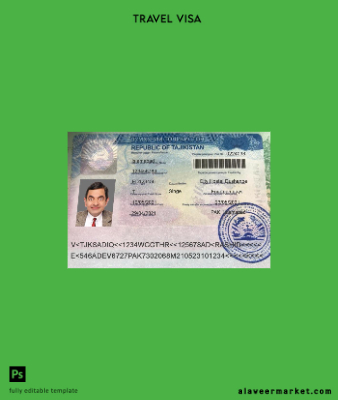 Tacikistan travel Vize