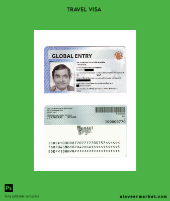 USA Global entry Kart