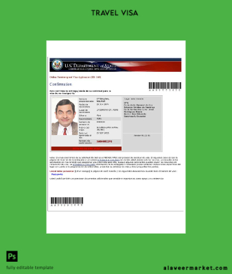 USA nonimmigrant Vize application (Ds-160)
