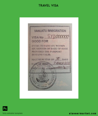 Vanuatu stamp Vize