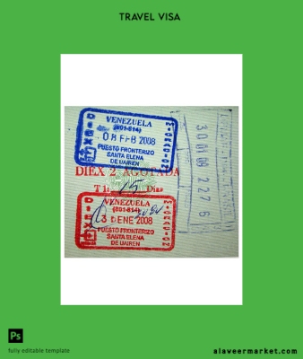 Venezuela Viza Stamp