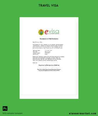 Zimbabwe electronic travel Vize