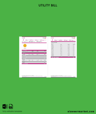 Bahreyn Viva my Fatura Fatura word 5 pages 3 4