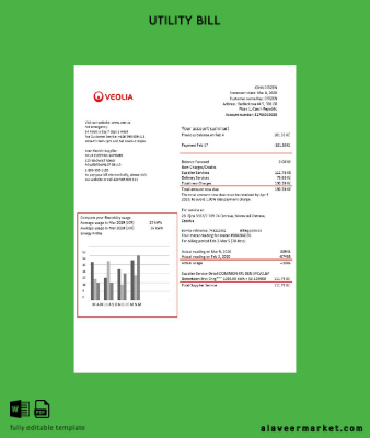Çek Cumhuriyeti Veolia Energy Çek Cumhuriyeti Republic energy Fatura Fatura word