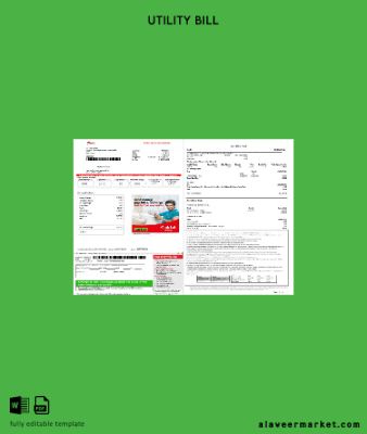 Hindistan airtel Fatura Fatura word 2 pages, version 2