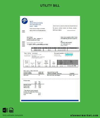 Kazakistan Alliance Energy Şirket (AEC) Fatura Fatura