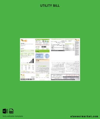 Pakistan KE Elektrik Fatura 2 pages