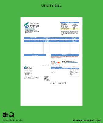 USA CPW Fatura Fatura