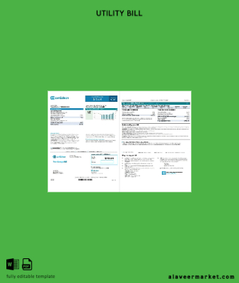 USA Con Edison Fatura Fatura 2 pages (2021 April – present)