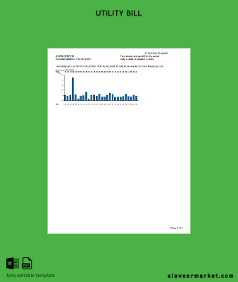 USA Delmarva Power Fatura Fatura 5 pages, 5th page